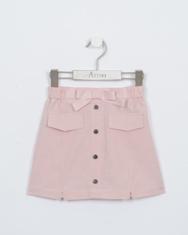 Picture of ND-7043- GIRLS CASUAL / SMART SKIRT IN COTTON